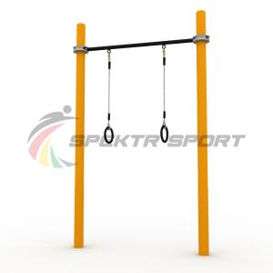 Купить Турник классический для занятий Воркаут с кольцами SP WRK-07 + Rings_76mm в Семёнове 